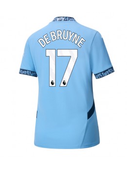 Billige Manchester City Kevin De Bruyne #17 Hjemmedrakt Dame 2024-25 Kortermet